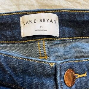 Lane Bryant Dark Blue High-Rise Women's Jean Capris